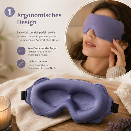 Calmora 3D Schlafmaske