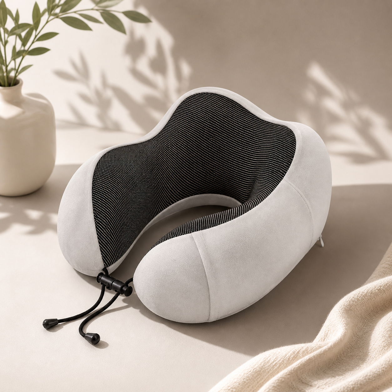 Memory Foam Nackenkissen mit ergonomischer 360° Nackenstütze