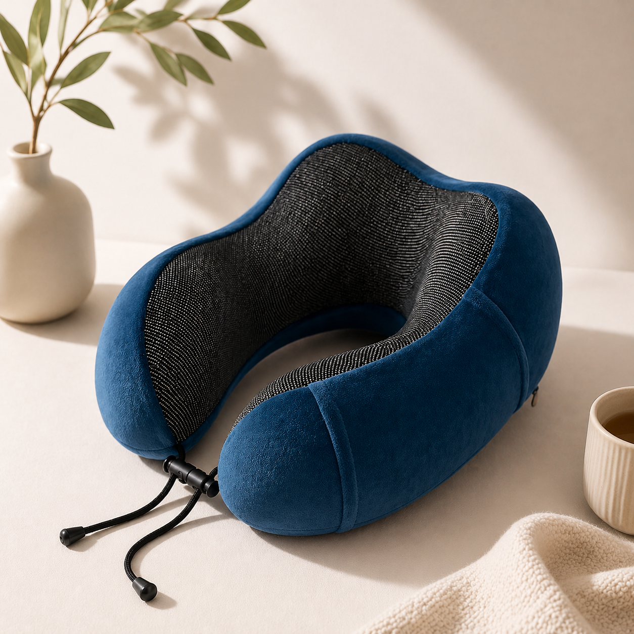 Memory Foam Nackenkissen mit ergonomischer 360° Nackenstütze