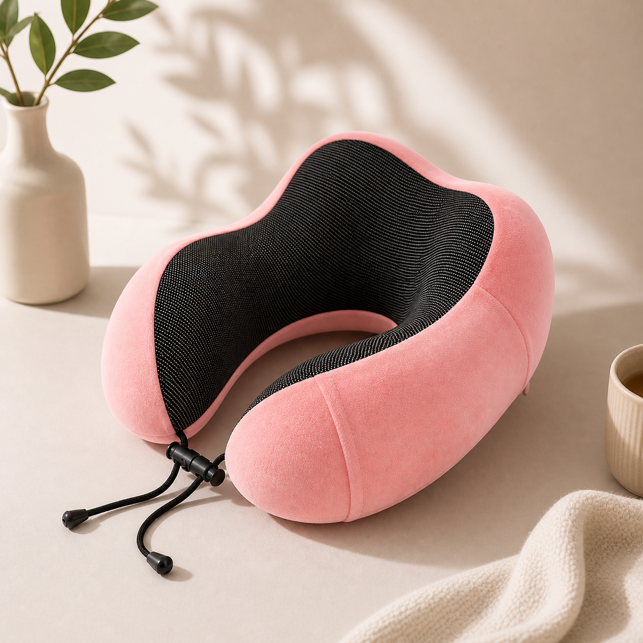 Memory Foam Nackenkissen mit ergonomischer 360° Nackenstütze