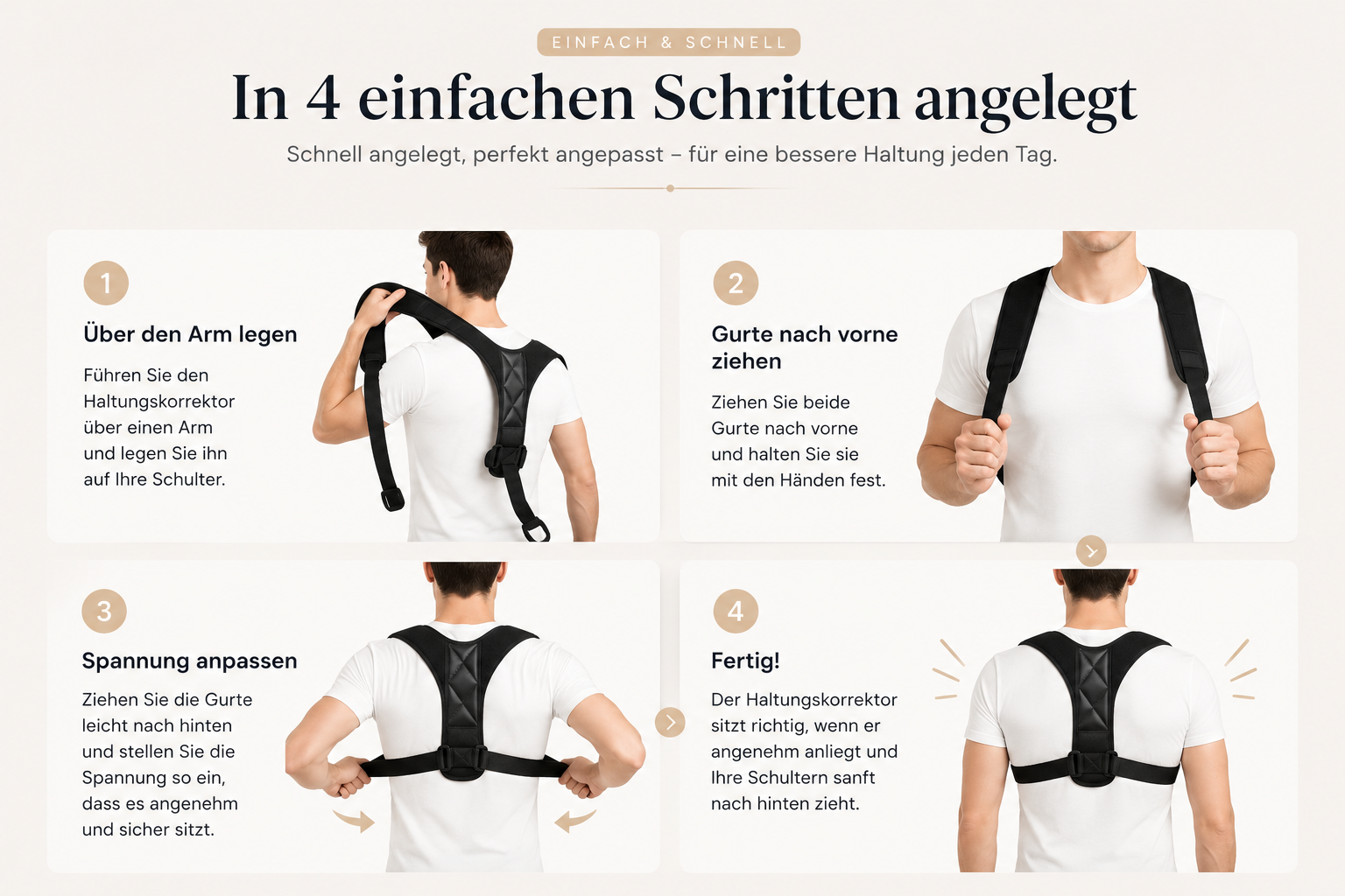 Back Posture Correction Belt Hunchback Corrector Adult Men and Women Sitting Posture Correction Belt Shoulder Straight Back