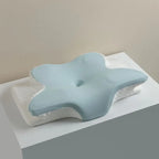 Sunmmer Cold Sleeping Memory Pillow Slow Rebound Memory Cotton Pillow Neck Pillow Butterfly Pillow Cervical Pillow